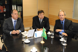 cesar halum e dimas em audiencia com ministro