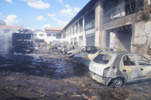 incendio no posto