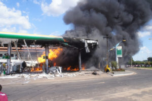incendio no posto