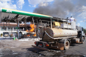incendio no posto