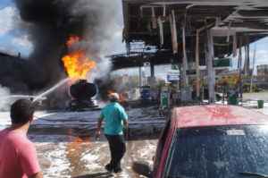 incendio no posto