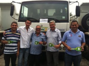 junior luiz na solenidade de entrega