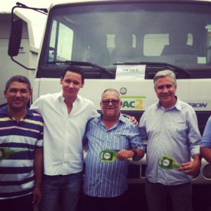 junior luiz na solenidade de entrega