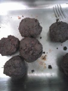 Almondêgas queimadas