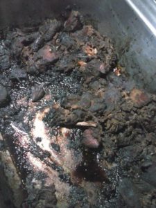 Frango queimado