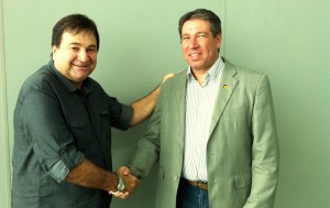 Deputado federal César Halum (PRB), visitou recentemente o superintendente da Pesca do Estado do Tocantins, Guilherme Burns