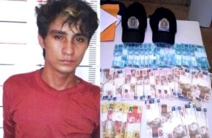 Leomar teria repassado o dinheiro falso para duas vítimas
