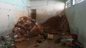 Quantidade de terra que presos conseguiram tirar da CPPP p ara cabar o túnel