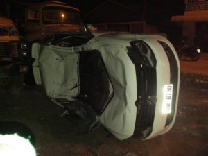Saul perdeu o controle do veículo ao tentar desviar de uma motocicleta