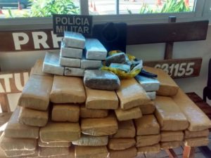 Droga apreendida em Araguaína