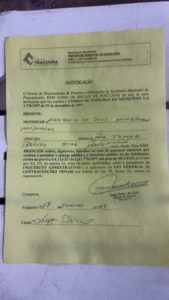 notificação