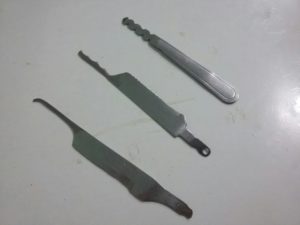 Chaves mixa, utilizadas durante o furto