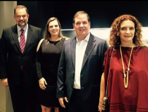 Durante o evento, Claudia Lelis realizou diversos contatos com empresários interessados em investir no Tocantins