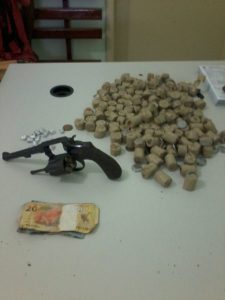 Droga apreendida em Filadelfia
