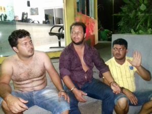 Acusados de terem cometido o crime