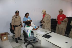 Vacinação na 4ª CIPM