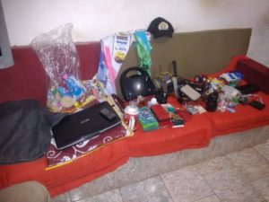 objetos recuperados em Tocantinópolis