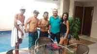 Suspeitos na residência de Mateus /Foto: