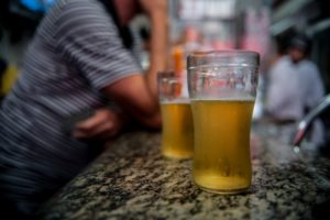 consumo de bebidas alcoólicas