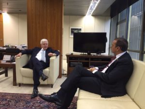 Audiência com Moreira Franco