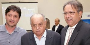 Da esquerda para direita: Júnior Miranda, Brito Miranda e Marcelo Miranda