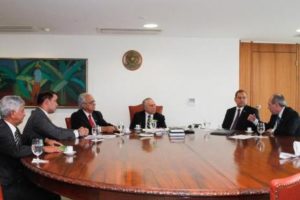 Dimas em audiência com Michel Temer