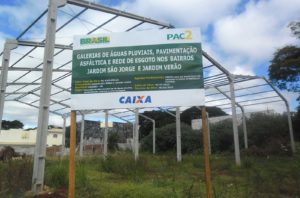 Obra no município de Sarandi-PR