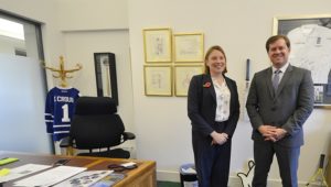 Ministro do Turismo Marx Beltrão e Tracey Crouch