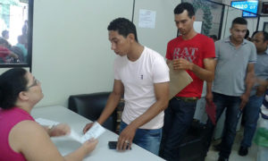 Processo seletivo no Sine
