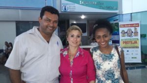 Recepção no aeroporto de Palmas