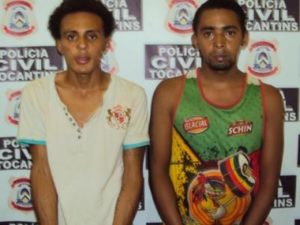 Antônio Silva e Railson Sales são os suspeitos de matar Josefa (Foto: Polícia Civil do TO/Divulgação)