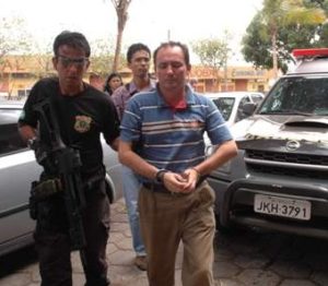 OPERAÇÃO RAPINA O ex-prefeito de São Luís Gonzaga do Maranhão, ‘Gonzaguinha’ Fortes, quando foi preso pela Polícia Federal.