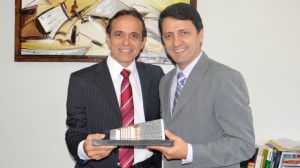 Artista  Eurival Miranda  e Deputado José Geraldo (PTB)