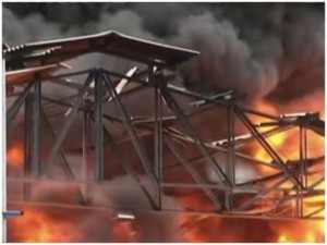 incêndio em empresa de incineracao