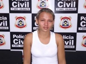 Geisiane Costa Silva, 19 anos, acusada por tráfico de drogas