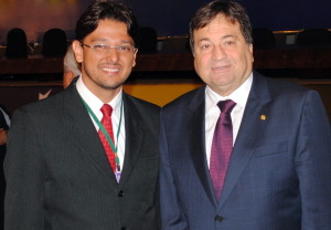 Halum junto ao presidente do PRB de Araguaína