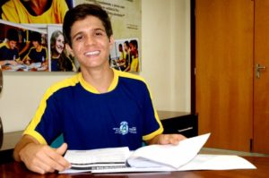 Mateus foi o representante do Tocantins na edição do Parlamento Jovem no ano passado 