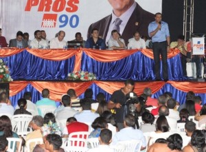 A reunião contou com a presença de várias lideranças