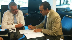 Audiência com diretor da Agência Nacional de Transportes Terrestres, Jorge Bastos