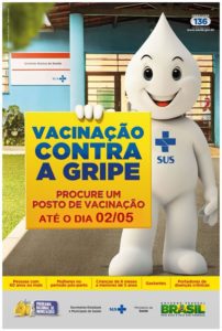 O dia "D" de vacinação contra a Gripe acontece no próximo sábado (26)