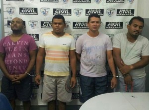 Leidivan Costa Santos, Francilde Alex Vieira Silva, Zoandonai Barbosa de Oliveira e Ismael Carlos de Oliveira e Leidivan Costa Santos