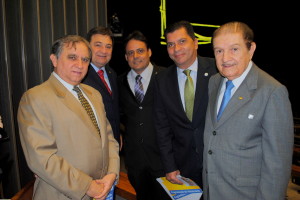 César Halum (PRB-TO), prefeito Carlos Amastha e demais autoridades