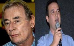 à esquerda Genèsio Ferneda, à direita Francisco Júlio