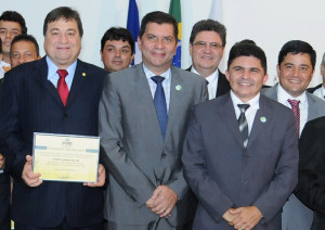 César Halum (PRB-TO) e lideranças políticas