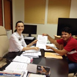 Eudes Ribeiro  e a  Secretaria Estadual de Meio Ambiente 