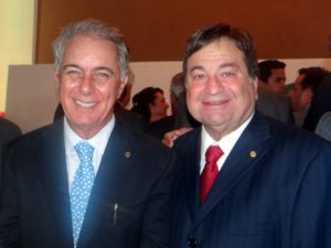 O presidente da FPA, Marcos Pontes e o vice César Halum ​