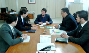Reunião com o secretário nacional da Juventude, Gabriel Medina