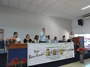 O Prefeito Neto Lno discursou na Conferência Municipal de Saúde