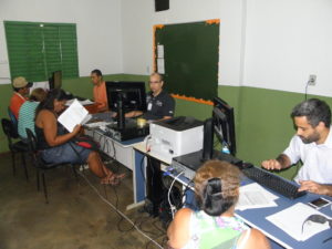 Equipe da SJTO durante JEF itinerante em Araguacema