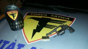 Arma de fogo apreendida em Colinas.